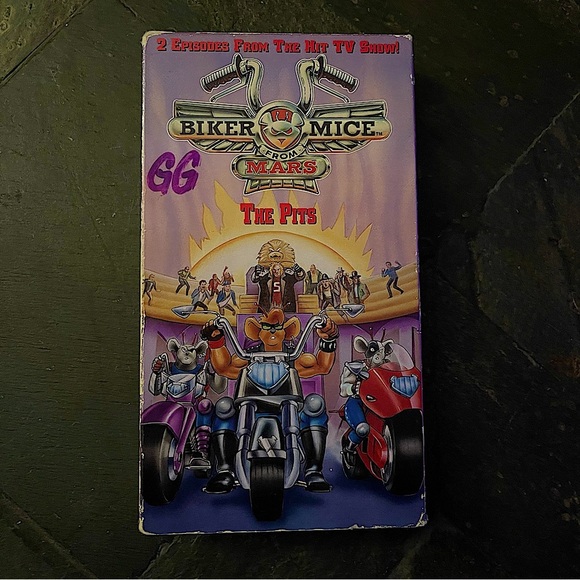 Biker Mice From Mars - The Pits (VHS, 1994) RARE 90s Cartoon 2 Episode Tape - Picture 1 of 4